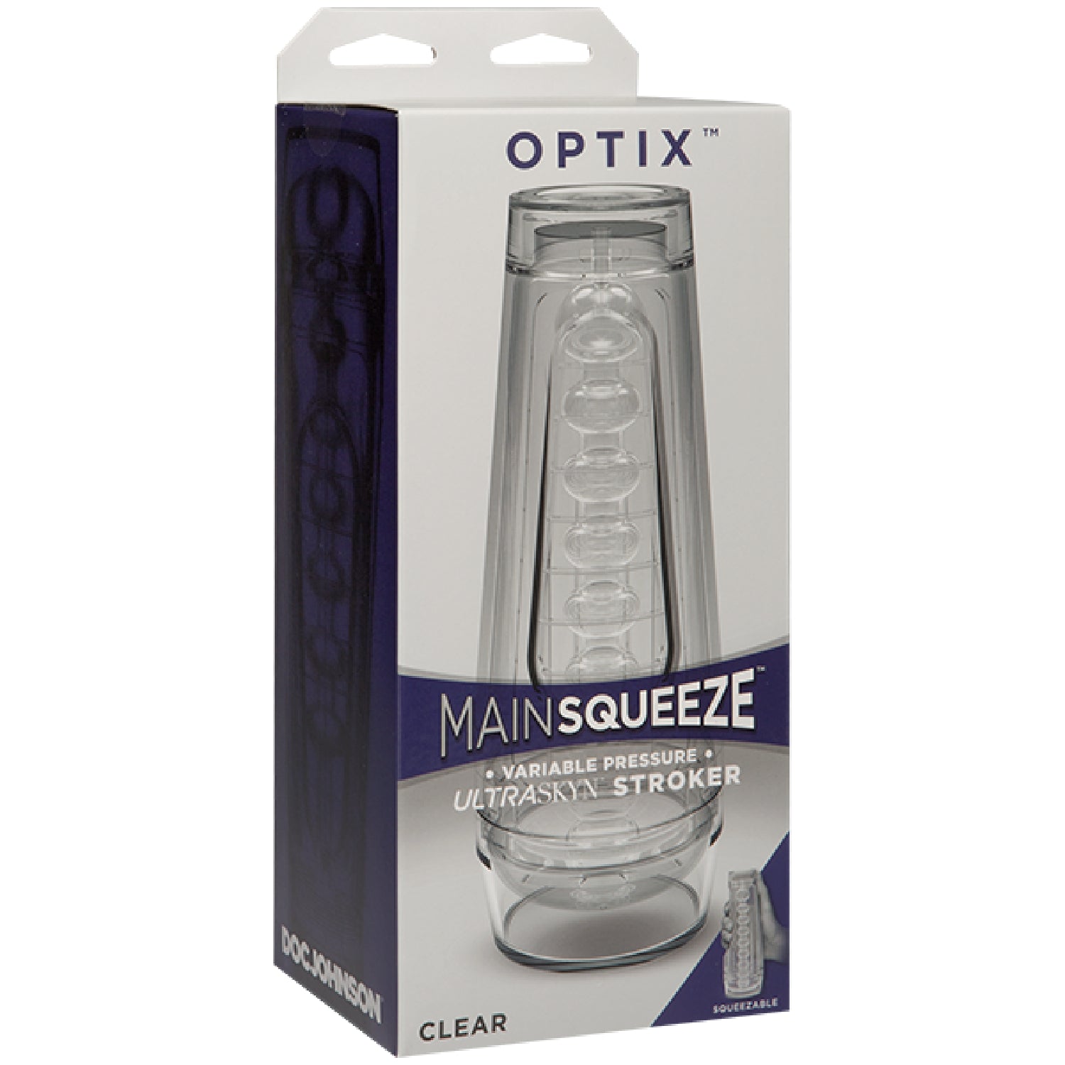 OPTIX Crystal Masturbator Clear - ClubX